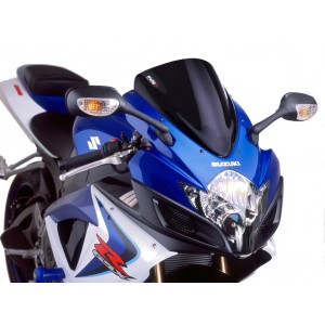 PUIG RACING PLEXIGLAS SUZUKI GSX-R 750 2006-2007, SCHWARZ
