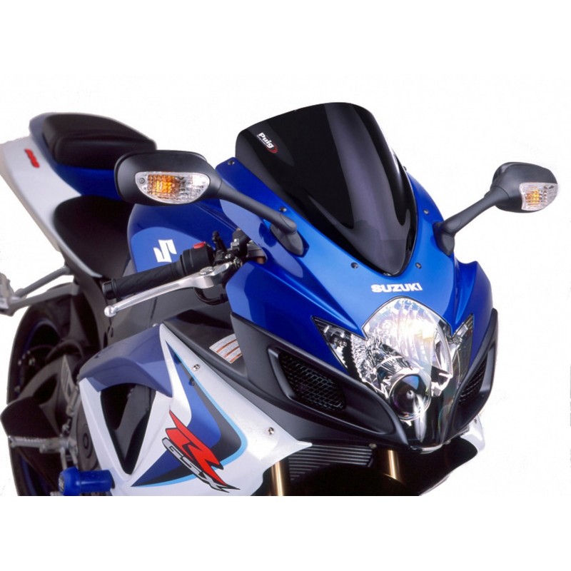 PUIG RACING PLEXIGLAS SUZUKI GSX-R 750 2006-2007, SCHWARZ
