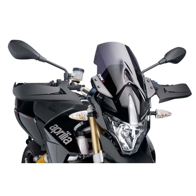 PUIG TOURING NEW GENERATION WINDSCREEN APRILIA DORSODURO 1200 2012-2015, DARK SMOKE