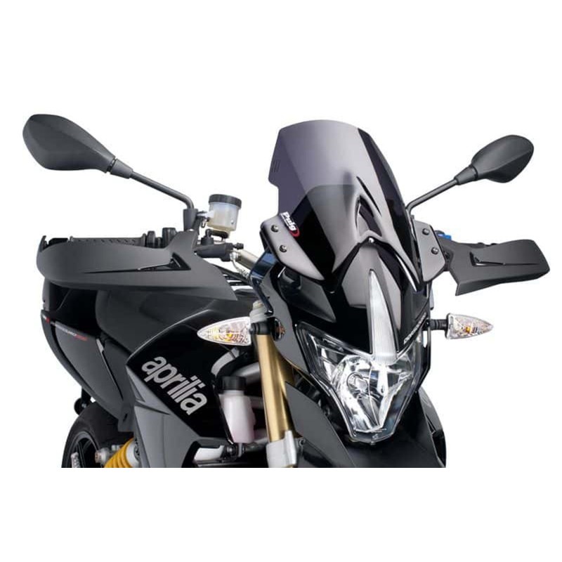 PUIG TOURING NEW GENERATION WINDSCREEN APRILIA DORSODURO 750 2008-2017, DARK SMOKE