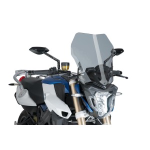 PUIG TOURING NEW GENERATION WINDSCREEN BMW F 800 R 2015-2019, LIGHT SMOKE