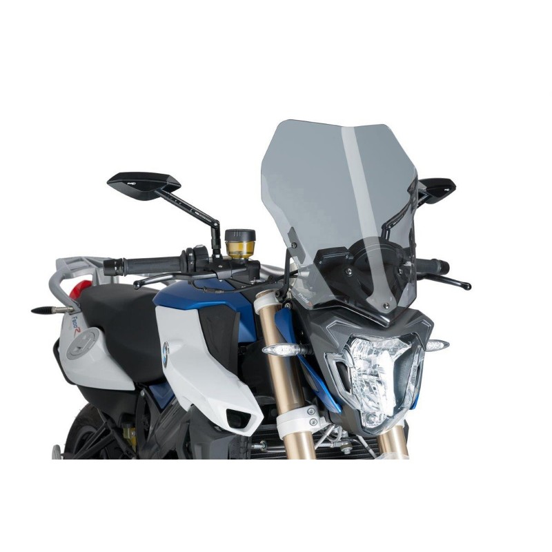 PUIG TOURING NEW GENERATION WINDSCREEN BMW F 800 R 2015-2019, LIGHT SMOKE