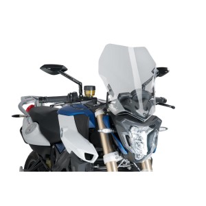 PUIG TOURING NEW GENERATION WINDSCREEN BMW F 800 R 2015-2019, TRANSPARENT