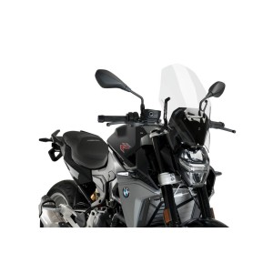 PUIG TOURING NEW GENERATION WINDSHIELD FOR OEM SUPPORT BMW F 900 R 2020-2024, TRANSPARENT