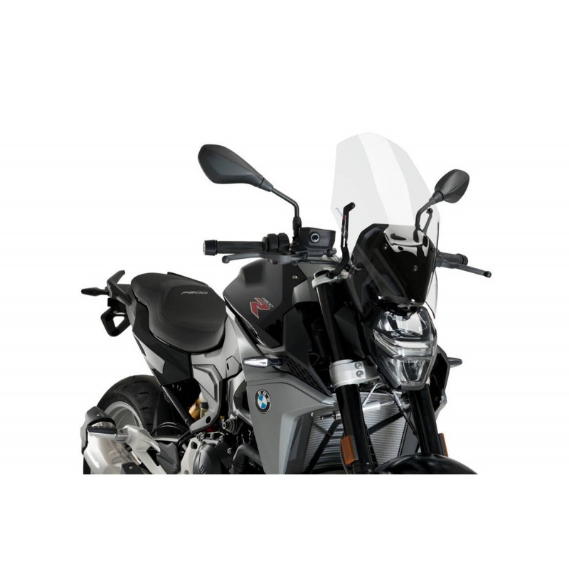PUIG TOURING NEW GENERATION WINDSHIELD FOR OEM SUPPORT BMW F 900 R 2020-2024, TRANSPARENT