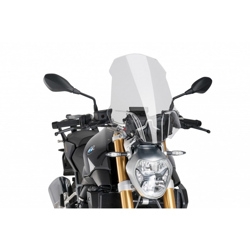 PUIG TOURING WINDSCHUTZSCHEIBE DER NEUEN GENERATION BMW OEM-UNTERSTÜTZUNG R 1200 R 2015-2019, TRANSPARENT