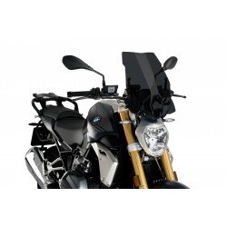 PUIG TOURING WINDSCHUTZSCHEIBE NEW GENERATION BMW R 1250 R 2019-2020, DUNKLE RAUCH