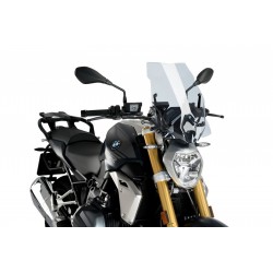 PUIG TOURING WINDSCHUTZSCHEIBE NEW GENERATION BMW R 1250 R 2019-2020, TRANSPARENT