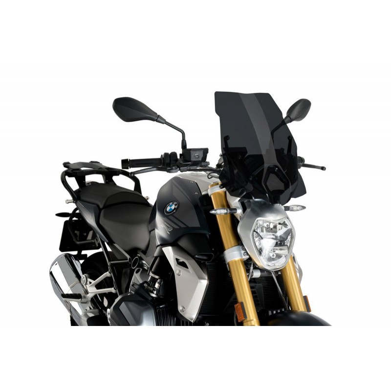 PUIG TOURING WINDSCHUTZSCHEIBE DER NEUEN GENERATION BMW OEM-UNTERSTÜTZUNG R 1250 R 2019-2020, DUNKLE RAUCH