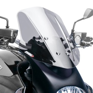 CUPOLINO PUIG TOURING NEW GENERATION DUCATI DIAVEL 1200 2011-2018, FUME CHIARO