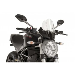 PARABRISAS PUIG TOURING NEW GENERATION DUCATI MONSTER 1200 2017-2020, TRANSPARENTE