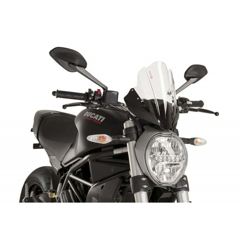 CUPOLINO PUIG TOURING NEW GENERATION DUCATI MONSTER 797 2017-2020, TRASPARENTE