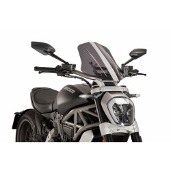 CUPOLINO PUIG TOURING NEW GENERATION DUCATI XDIAVEL S 2016-2018, FUME CHIARO