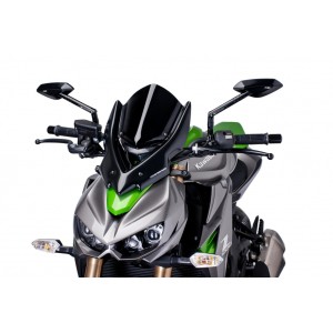 CUPOLINO PUIG TOURING NEW GENERATION KAWASAKI Z 1000 R 2017-2019, NERO