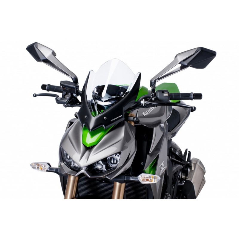 PUIG TOURING WINDSCHUTZSCHEIBE NEW GENERATION KAWASAKI Z 1000 R 2017-2019, TRANSPARENT