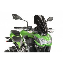 CUPOLINO PUIG TOURING NEW GENERATION KAWASAKI Z 900 2017-2019, NERO