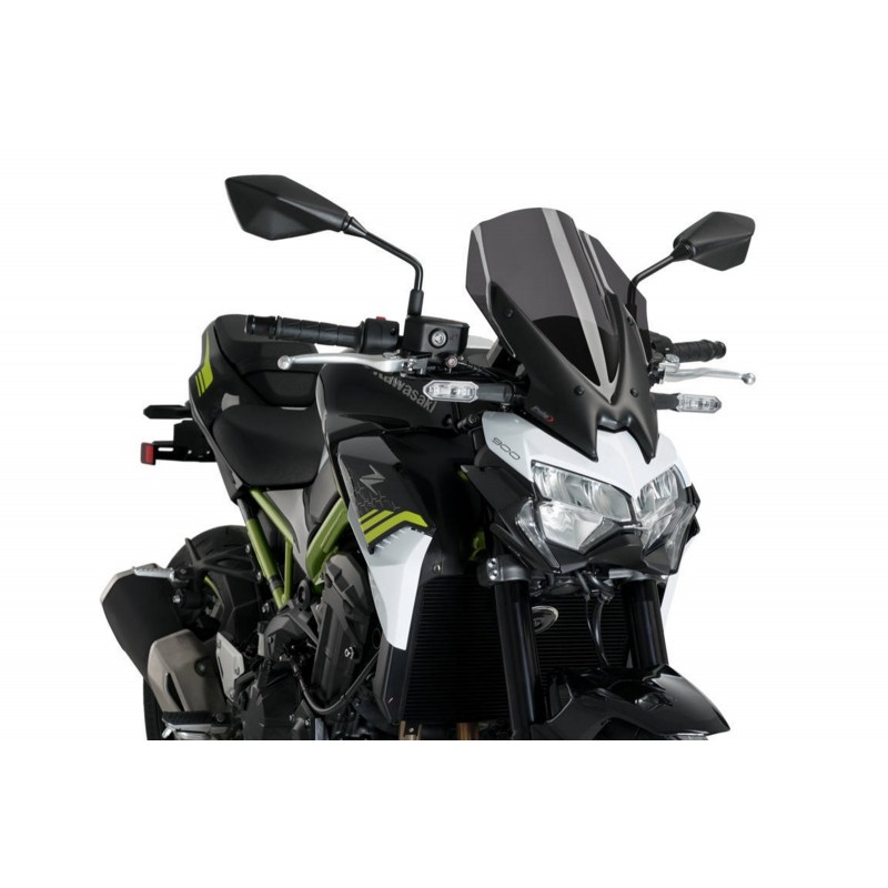 PUIG TOURING WINDSCHUTZSCHEIBE NEW GENERATION KAWASAKI Z 900 2020, DUNKLE RAUCH