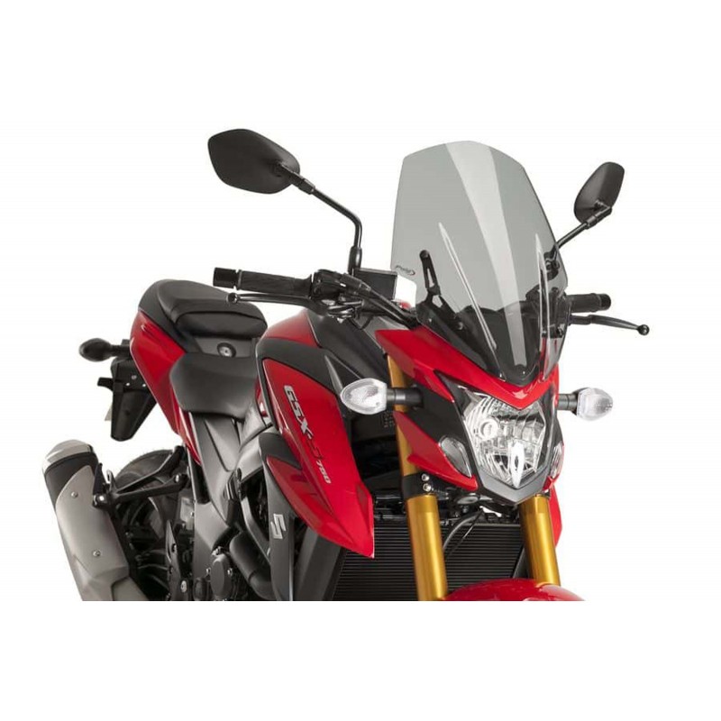 CUPOLINO PUIG TOURING NEW GENERATION SUZUKI GSX-S 750 2017-2020, FUME CHIARO