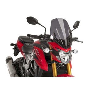 PUIG TOURING WINDSCHUTZSCHEIBE NEW GENERATION SUZUKI GSX-S 750 2017-2020, DUNKLE RAUCH