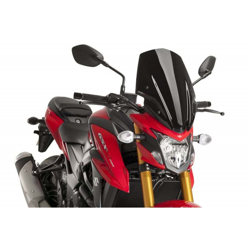 CUPOLINO PUIG TOURING NEW GENERATION SUZUKI GSX-S 750 2017-2020, NERO