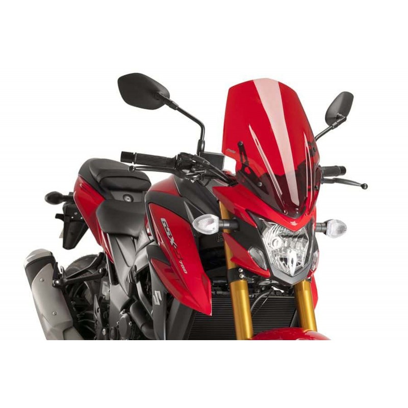 PUIG TOURING WINDSCHUTZSCHEIBE NEW GENERATION SUZUKI GSX-S 750 2017-2020 ROT