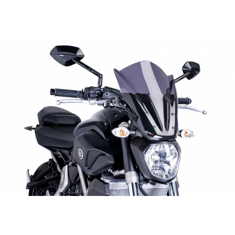 PUIG TOURING NEW GENERATION WINDSCREEN YAMAHA MT-07 2014-2017, DARK SMOKE