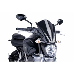 CUPOLINO PUIG TOURING NEW GENERATION YAMAHA MT-07 2014-2017, NERO