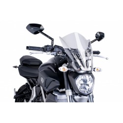 CUPOLINO PUIG TOURING NEW GENERATION YAMAHA MT-07 2014-2017, TRASPARENTE