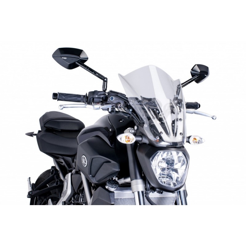 CUPOLINO PUIG TOURING NEW GENERATION YAMAHA MT-07 2014-2017, TRASPARENTE