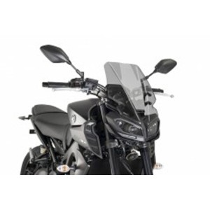 CUPOLINO PUIG TOURING NEW GENERATION YAMAHA MT-09 2017-2020, FUME CHIARO