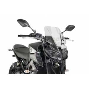 CUPOLINO PUIG TOURING NEW GENERATION YAMAHA MT-09 2017-2020, TRASPARENTE