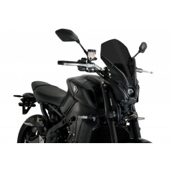 PARABRISAS PUIG TOURING NEW GENERATION YAMAHA MT-09 2021-2022, AHUMADO OSCURO