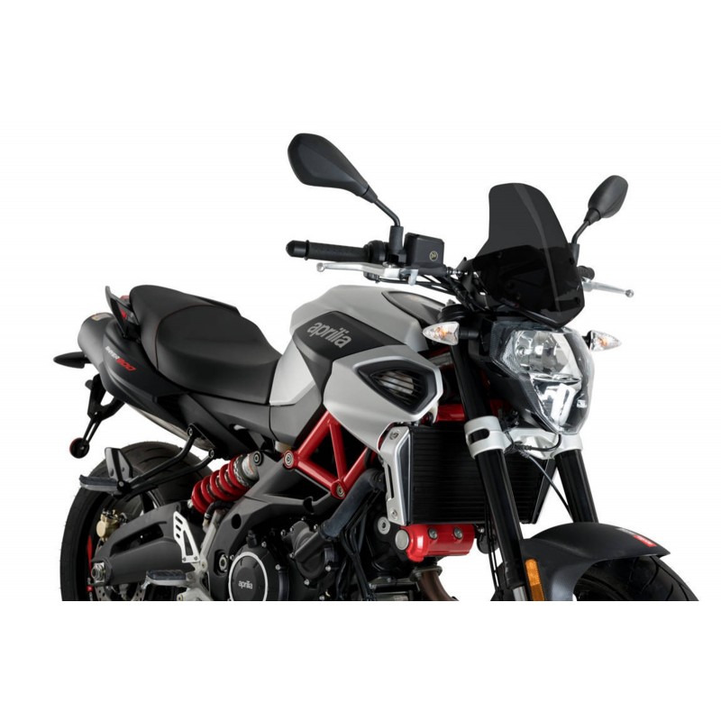 PUIG SPORT WINDSCHUTZSCHEIBE NEW GENERATION APRILIA SHIVER 900 2017-2019, DUNKLE RAUCH