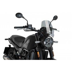 CUPOLINO PUIG SPORT NEW GENERATION BENELLI LEONCINO 500 2017-2020, FUME CHIARO