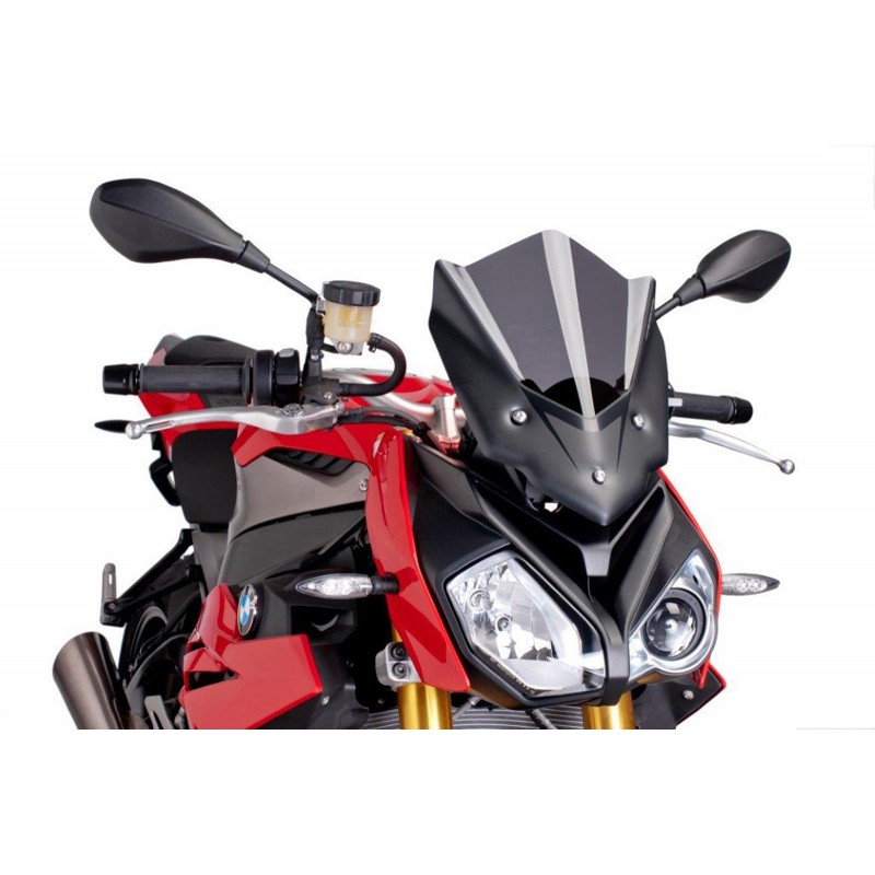 PARABRISAS PUIG SPORT NEW GENERATION BMW S 1000 R 2017-2020, AHUMADO OSCURO