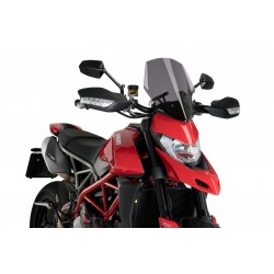 PARABRISAS PUIG SPORT NEW GENERATION DUCATI HYPERMOTARD 950 2019-2020, AHUMADO OSCURO