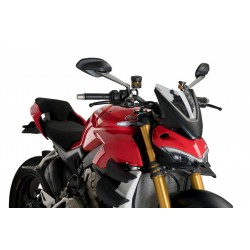 PARABRISAS PUIG SPORT NEW GENERATION DUCATI STREETFIGHTER V4 2020, AHUMADO CLARO