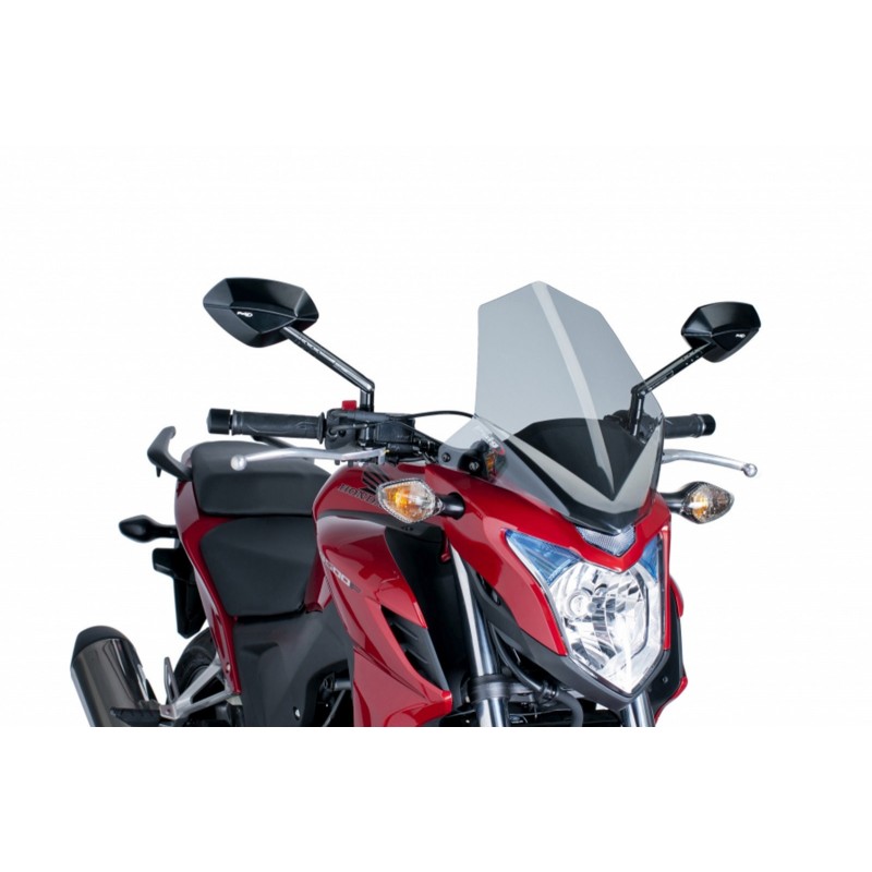 CUPOLINO PUIG SPORT NEW GENERATION HONDA CB 500 F 2013-2015, FUME CHIARO