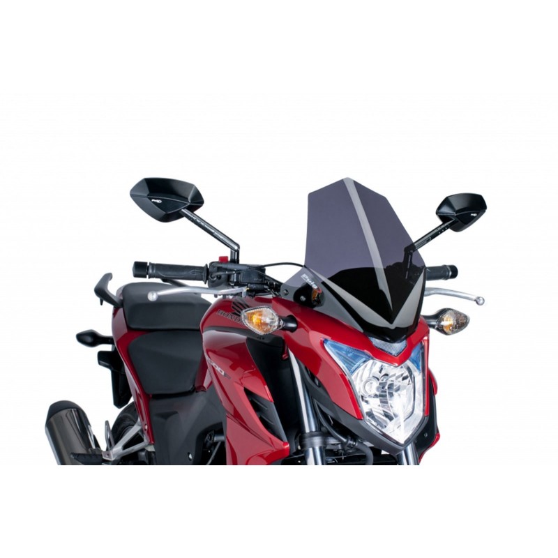 CUPOLINO PUIG SPORT NEW GENERATION HONDA CB 500 F 2013-2015, FUME SCURO