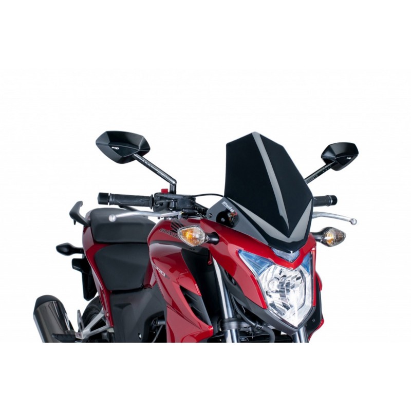 CUPOLINO PUIG SPORT NEW GENERATION HONDA CB 500 F 2013-2015, NERO