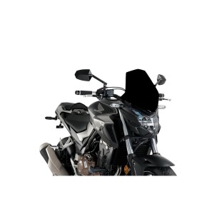 PUIG SPORT NEW GENERATION WINDSCREEN HONDA CB 500 F 2016-2018, BLACK