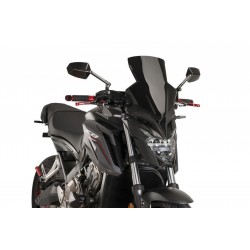 CUPOLINO PUIG SPORT NEW GENERATION HONDA CB 650 F 2017-2018, NERO