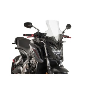 PUIG SPORT WINDSCHUTZSCHEIBE NEW GENERATION HONDA CB 650 F 2017-2018, TRANSPARENT