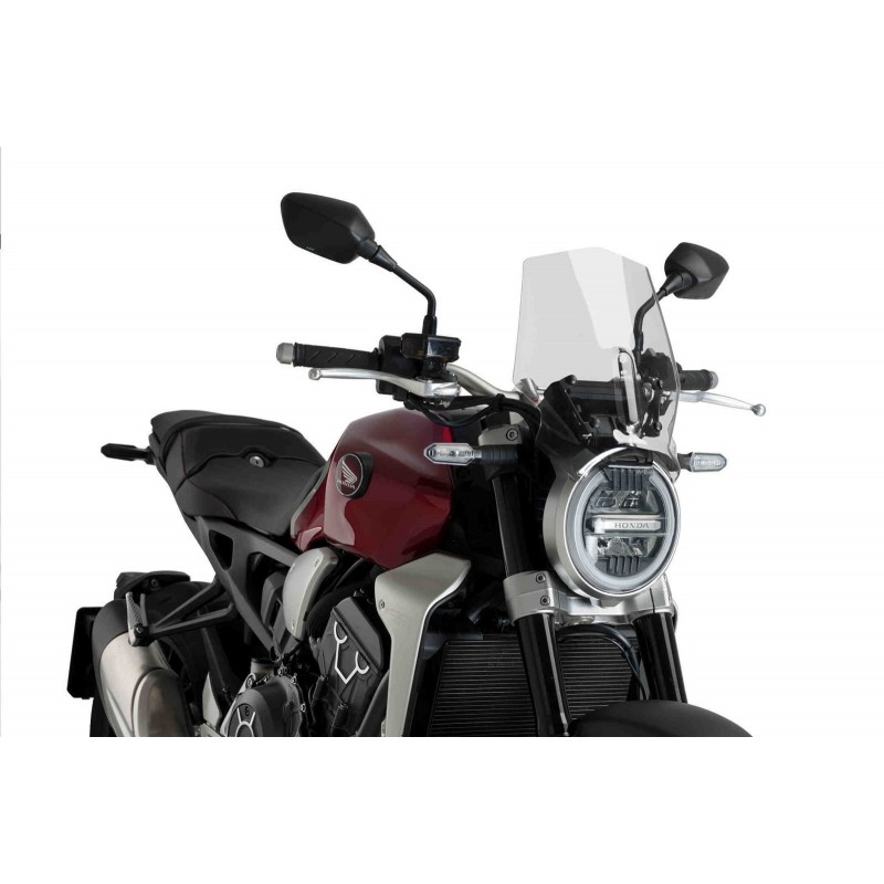 CUPOLINO PUIG SPORT NEW GENERATION HONDA CB 650 R 2019-2020, TRASPARENTE