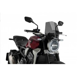 PARABRISAS PUIG SPORT NEW GENERATION HONDA CB 650 R 2021-2023, AHUMADO OSCURO