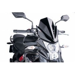 CUPOLINO PUIG SPORT NEW GENERATION KAWASAKI ER-6N 2012-2016, NERO