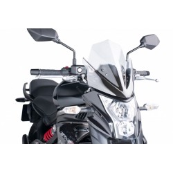 CUPOLINO PUIG SPORT NEW GENERATION KAWASAKI ER-6N 2012-2016, TRASPARENTE