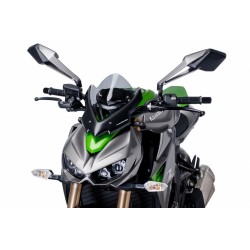 PARABRISAS PUIG SPORT NEW GENERATION KAWASAKI Z 1000 2017-2020, AHUMADO CLARO