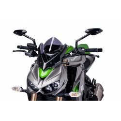 PARABRISAS PUIG SPORT NEW GENERATION KAWASAKI Z 1000 2017-2020, AHUMADO OSCURO