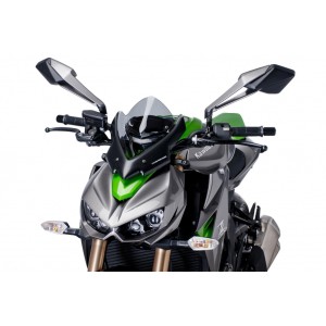 PUIG SPORT WINDSCHUTZSCHEIBE NEW GENERATION KAWASAKI Z 1000 R 2017-2019, LEICHTER RAUCH